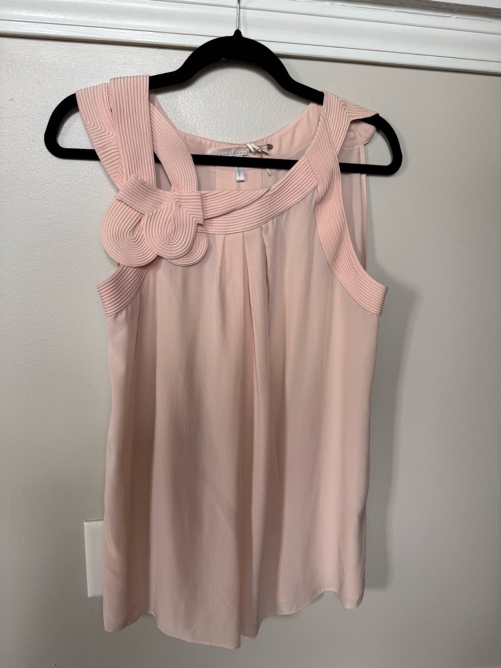 NWT Vintage Dorothee Schumacher silk pink sleeveless blouse 4